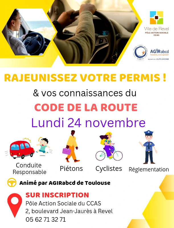 Annoncé par Mathilde Mancet, Directrice & Conseillère en Economie Sociale et Familiale, Pôle Action Sociale du CCAS de Revel