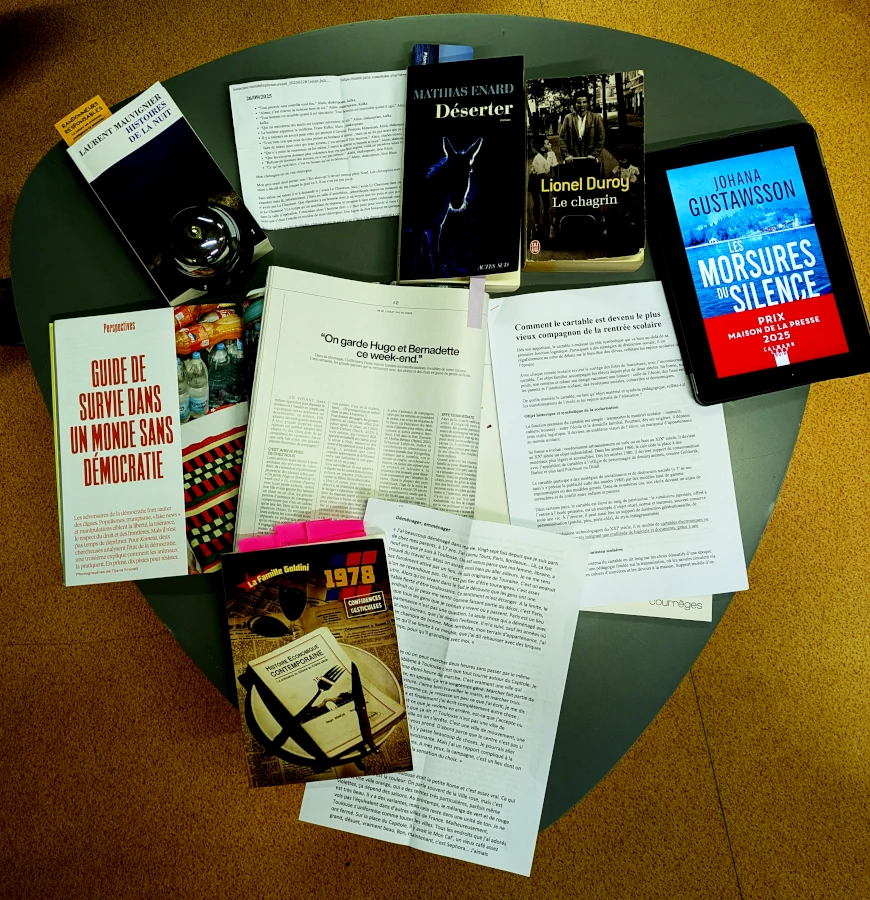 Livres lus le 26 septembre 2025 au Vent de la plume