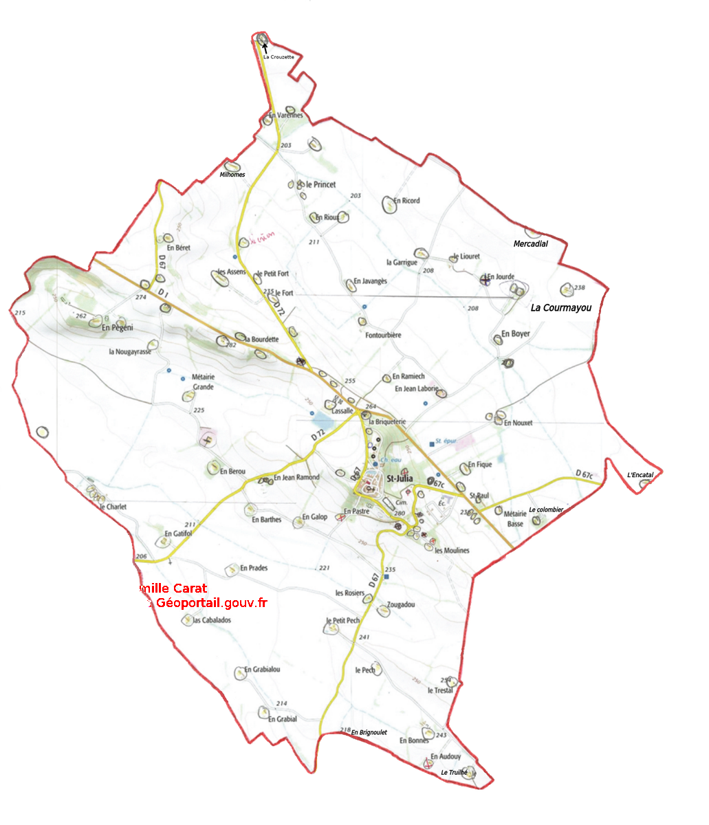 La campagne de Saint Julia